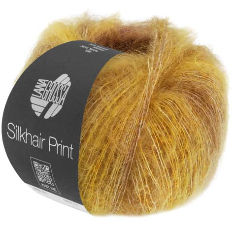Lana Grossa SilkHair Prints - Egg Basket (Color