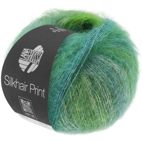 Lana Grossa SilkHair Prints - Green Valley (Color