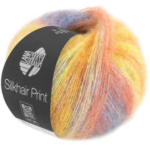 Lana Grossa SilkHair Prints - Sunflower on Denims (Color