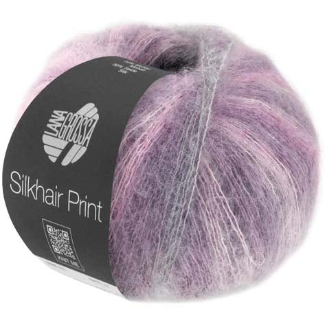 Lana Grossa SilkHair Prints - Elephant Rose (Color