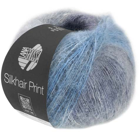 Lana Grossa SilkHair Prints - Seattle Skies (Color
