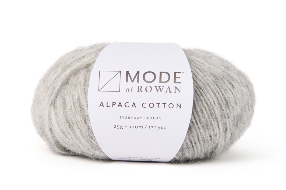 Rowan Mode Alpaca Cotton - Feather Grey Melange (Color