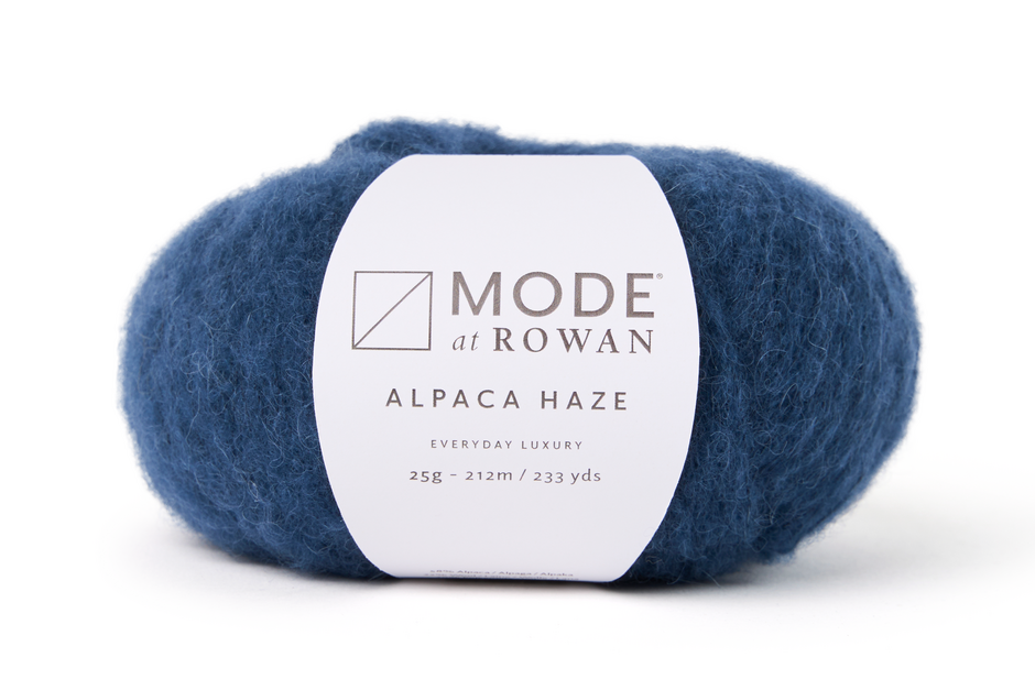 Rowan Mode Alpaca Haze - Navy (Color