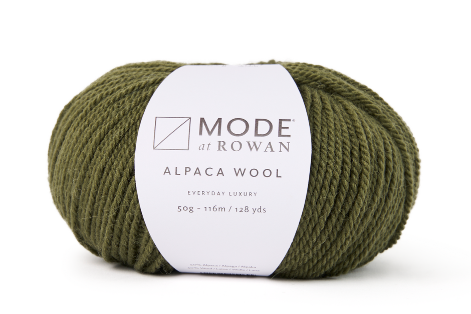 Rowan Mode Alpaca Wool - Olive (Color