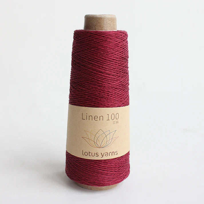 Lotus Linen 100 - Cherry (Color