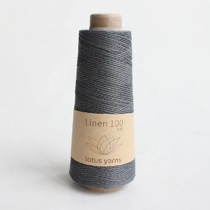 Lotus Linen 100 - Graphite (Color