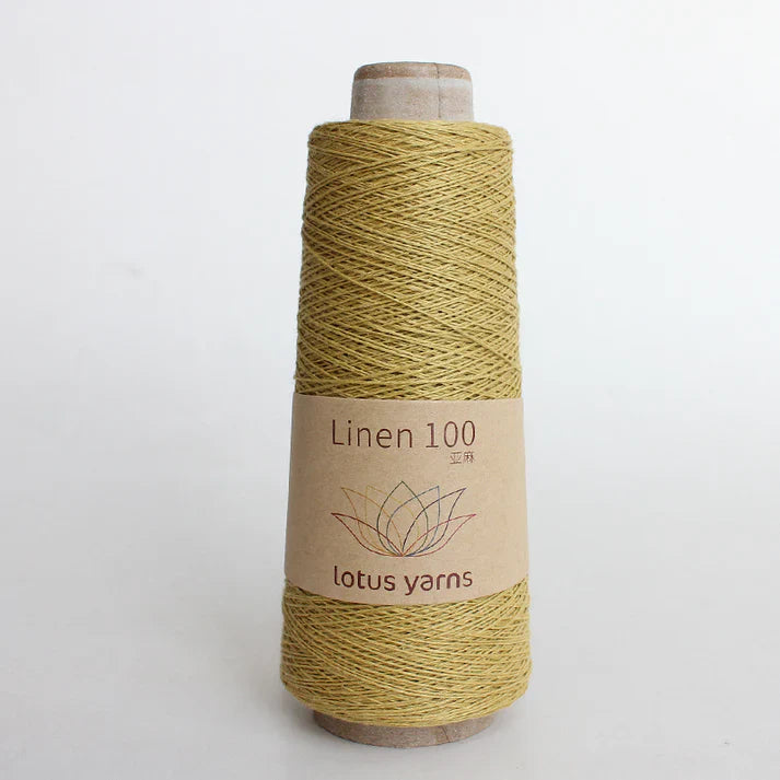 Lotus Linen 100 - Straw (Color