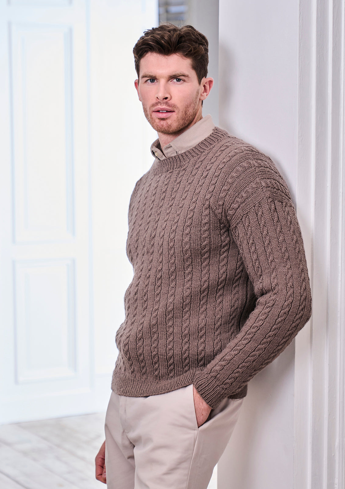 A Rowan Mode Alpaca Wool Pattern - Pentney Pullover (PDF)