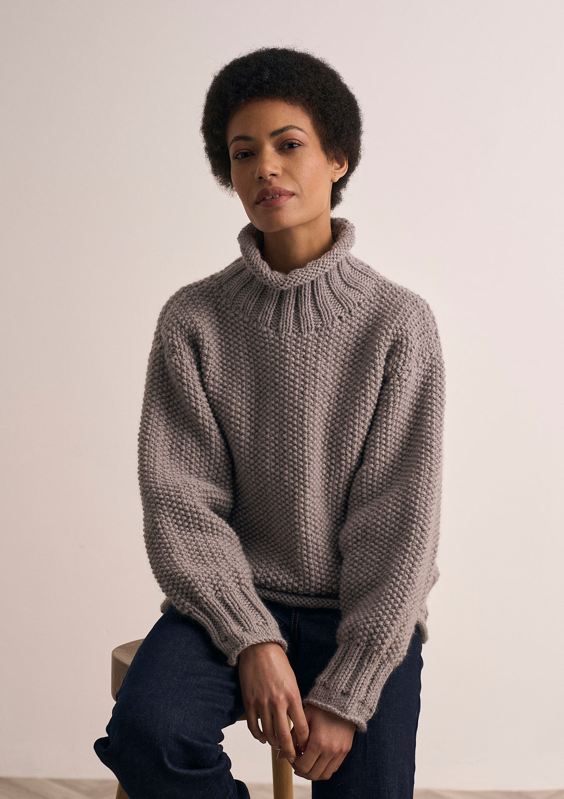 A Rowan Mode Alpaca Chunky Wool Pattern - Watton Pullover (PDF)