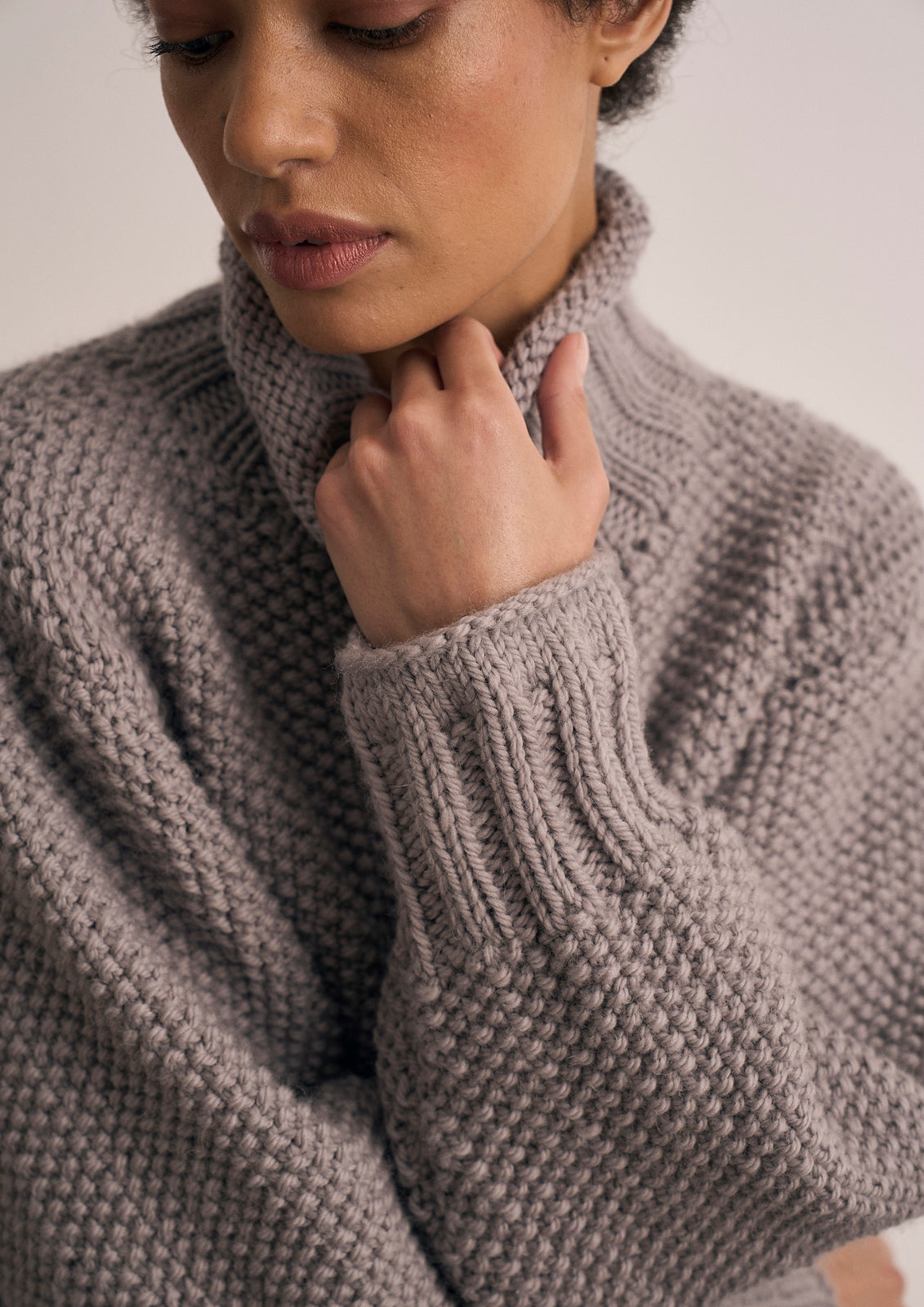 A Rowan Mode Alpaca Chunky Wool Pattern - Watton Pullover (PDF)