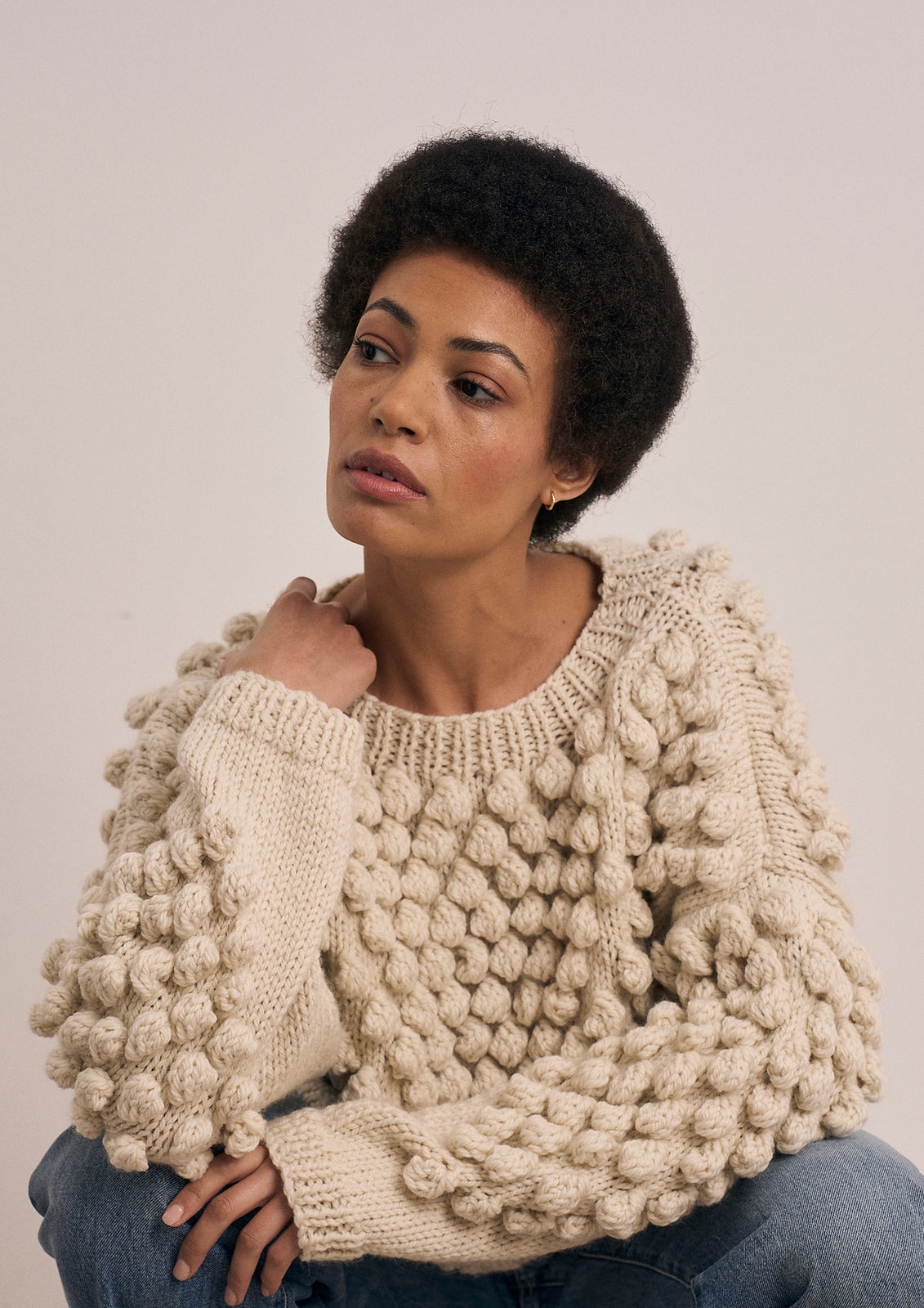 A Rowan Mode Chunky Wool Pattern - Sheringham Pullover (PDF)