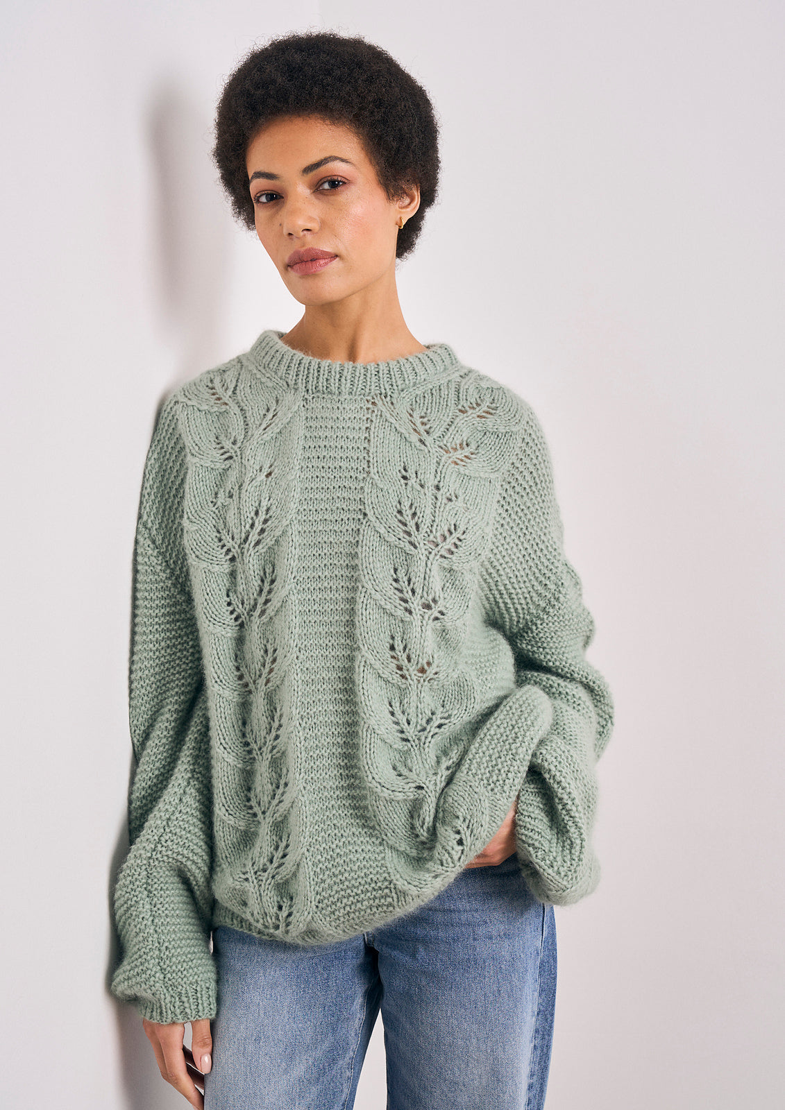 A Rowan Mode Softest Alpaca Pattern - Denes Pullover (PDF)