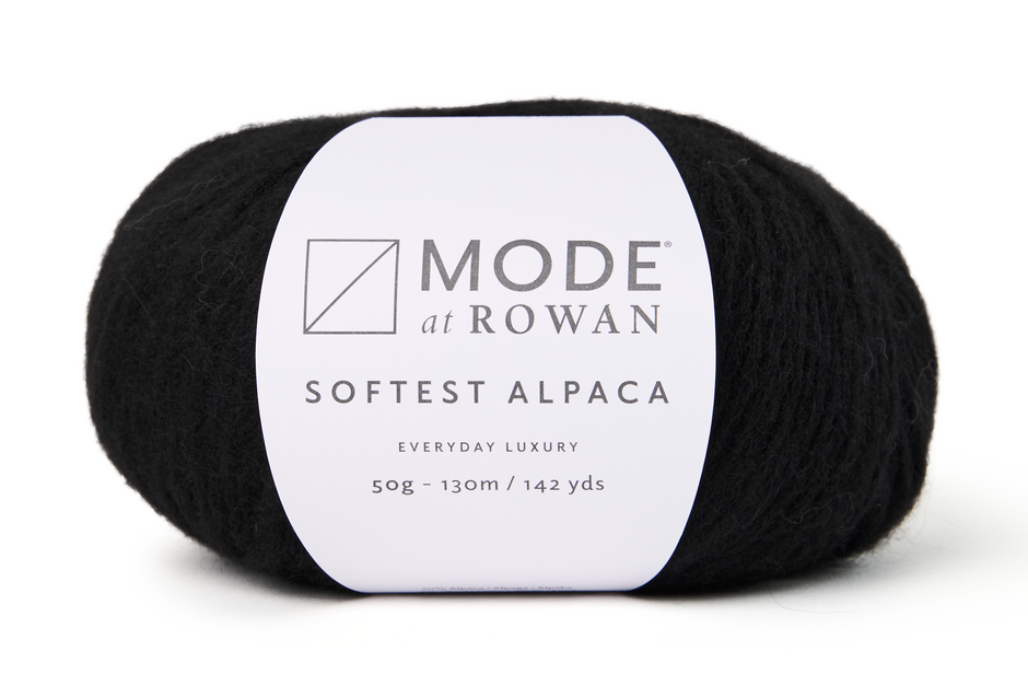Rowan Mode Softest Alpaca - Black (Color