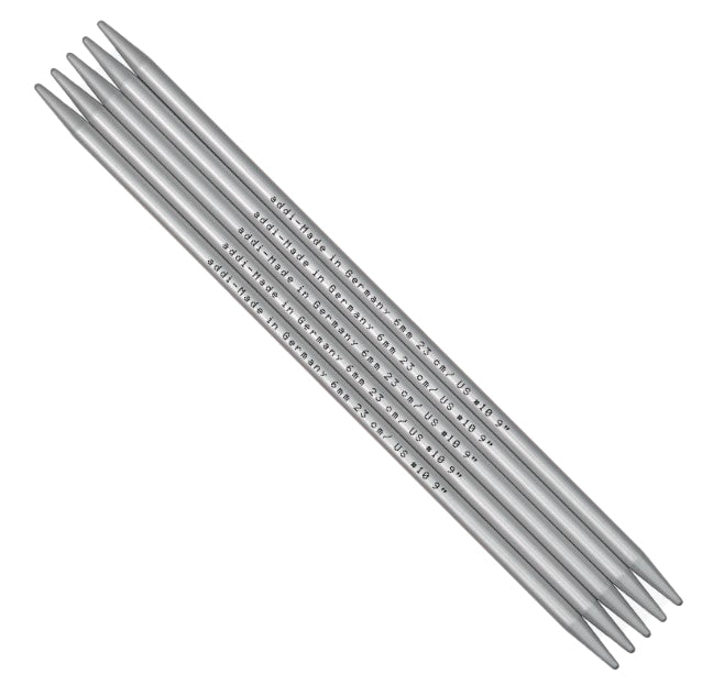 addi Double-pointed Needles - 9in/23cm - US Size 9 (5.5 mm)