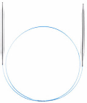 Addi Turbo 24"  Circular Needles - US Size 000 (1.5 mm)