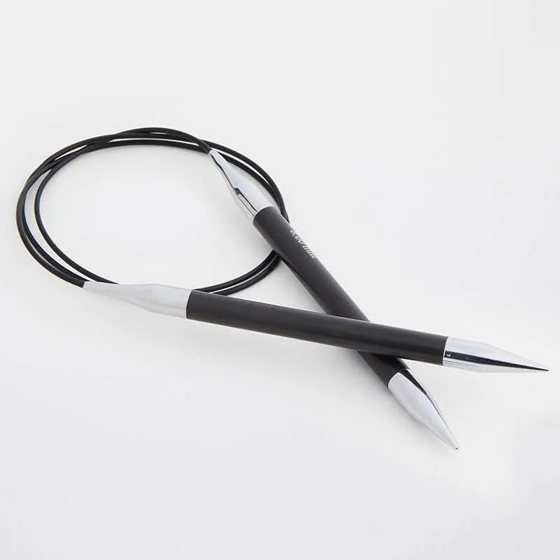 Knit Pro Karbonz 40" Fixed Circular Needles - US 8 (5.00mm)