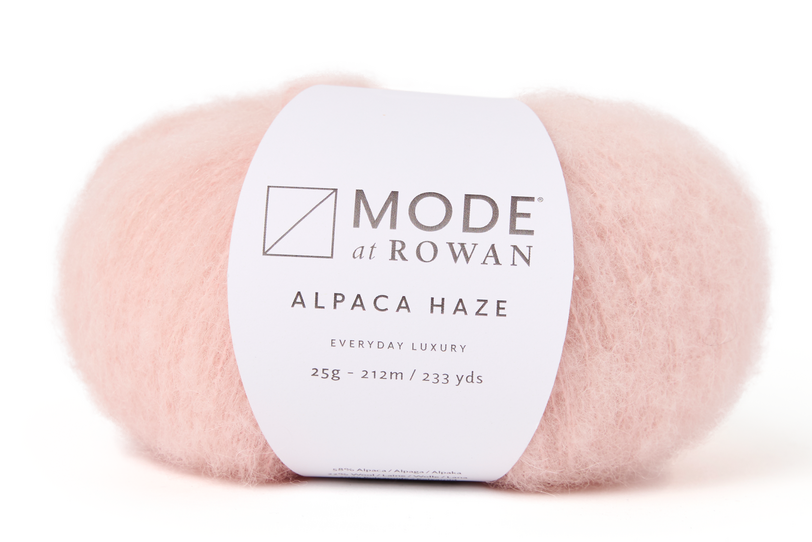 Rowan Mode Alpaca Haze - Peony (Color #17)