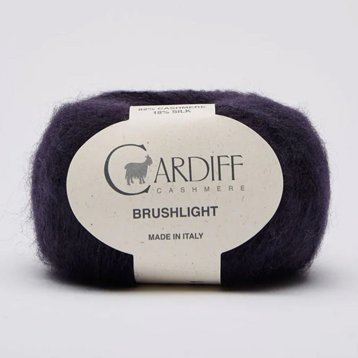 Cardiff Brushlight - Navy (#109) knitting and crochet yarn on sale at Live Stitch