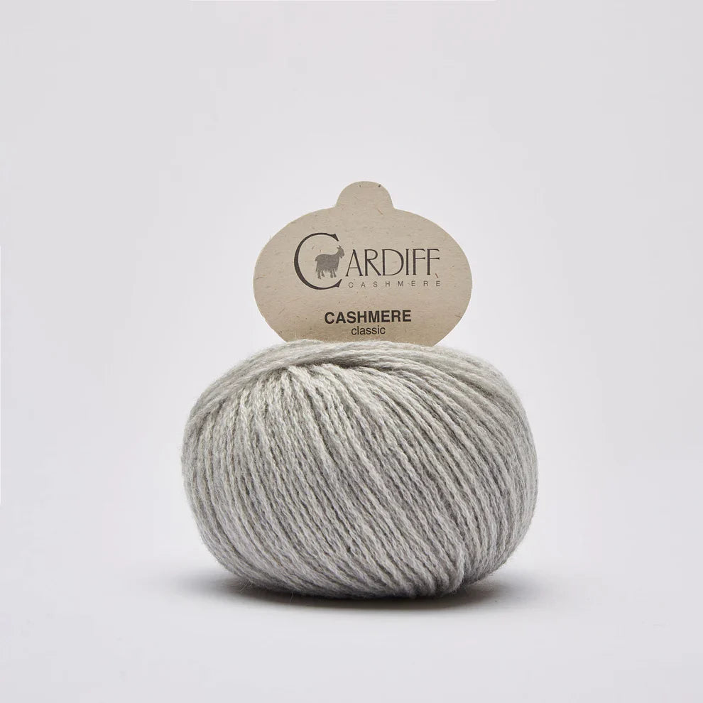Cardiff CLASSIC 518 Grey knitting and crochet yarn on sale at Live Stitch
