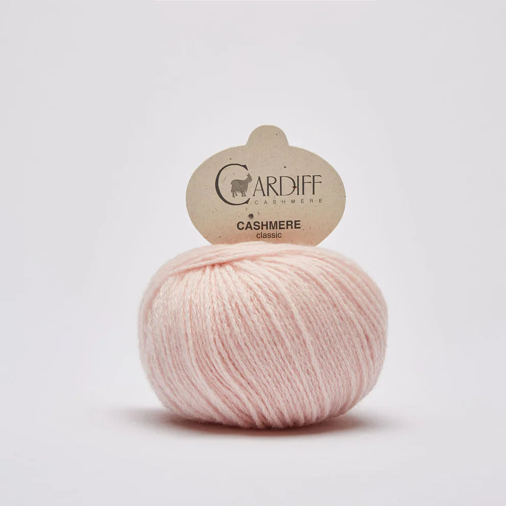 Cardiff CLASSIC 548 Baby Pink knitting and crochet yarn on sale at Live Stitch