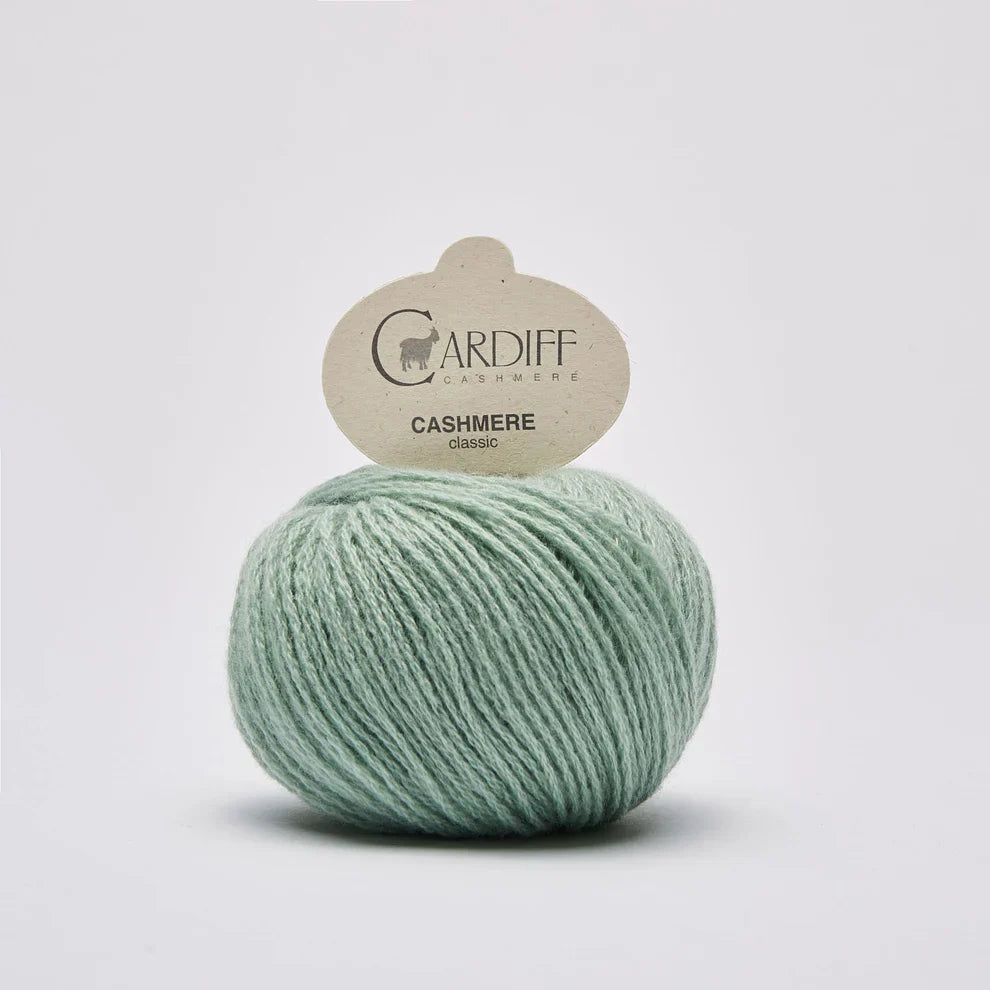 Cardiff CLASSIC 591 Celery knitting and crochet yarn on sale at Live Stitch