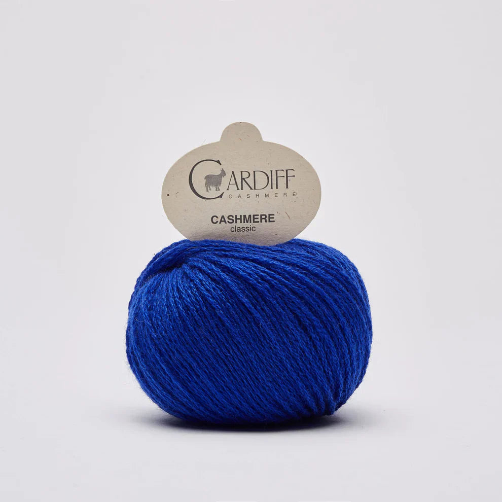 Cardiff CLASSIC 666 Cobalt knitting and crochet yarn on sale at Live Stitch.