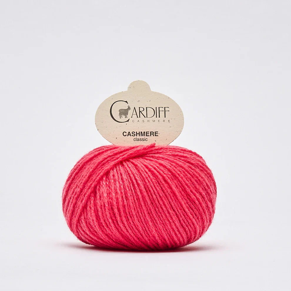 Cardiff CLASSIC 723 Carnation knitting and crochet yarn on sale at Live Stitch