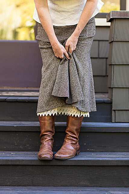 A Churchmouse Yarns and Teas Pattern - Fir Cone Scarf &amp; Wrap (PDF)