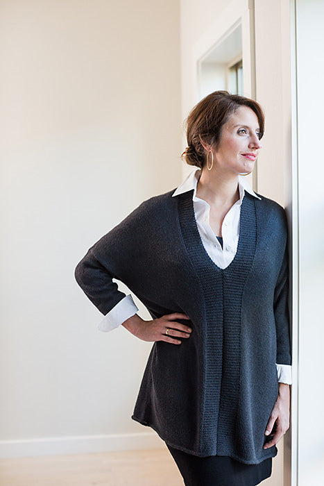 A Churchmouse Yarns and Teas Pattern - Modern Wrapper Fine (PDF)