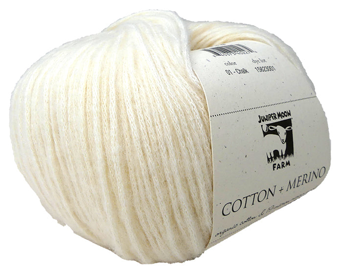 Juniper Moon Farm Cotton + Merino - Chalk (Color 