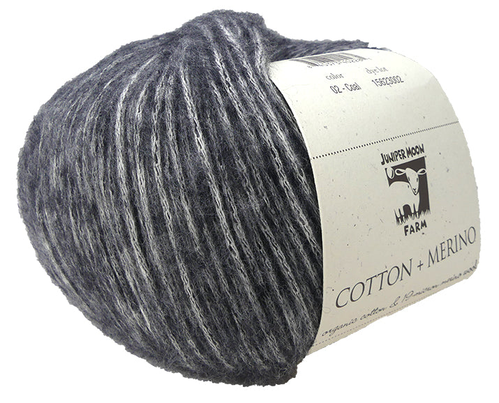 Juniper Moon Farm Cotton + Merino - Coal (Color 