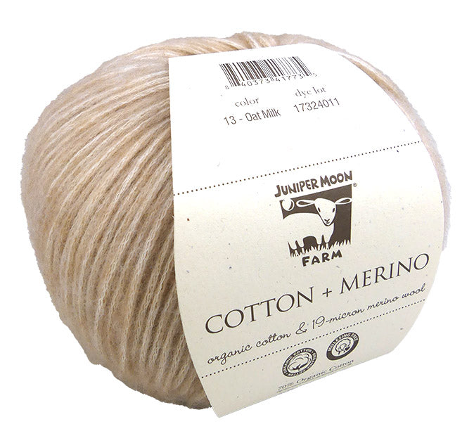 Juniper Moon Farm Cotton + Merino - Oat Milk (Color 