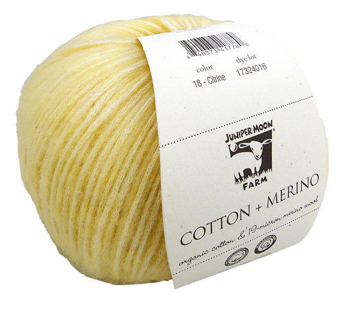 Juniper Moon Farm Cotton + Merino - Citrine (Color 