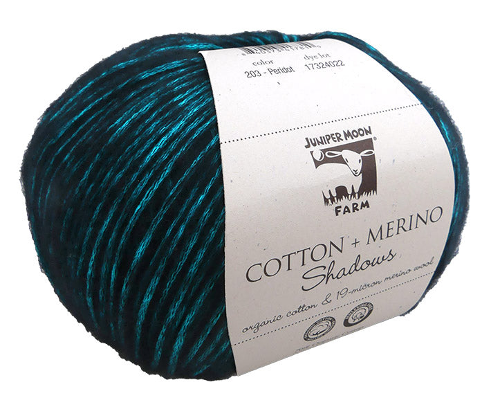 Juniper Moon Farm Cotton + Merino Shadows - Peridot (Color 