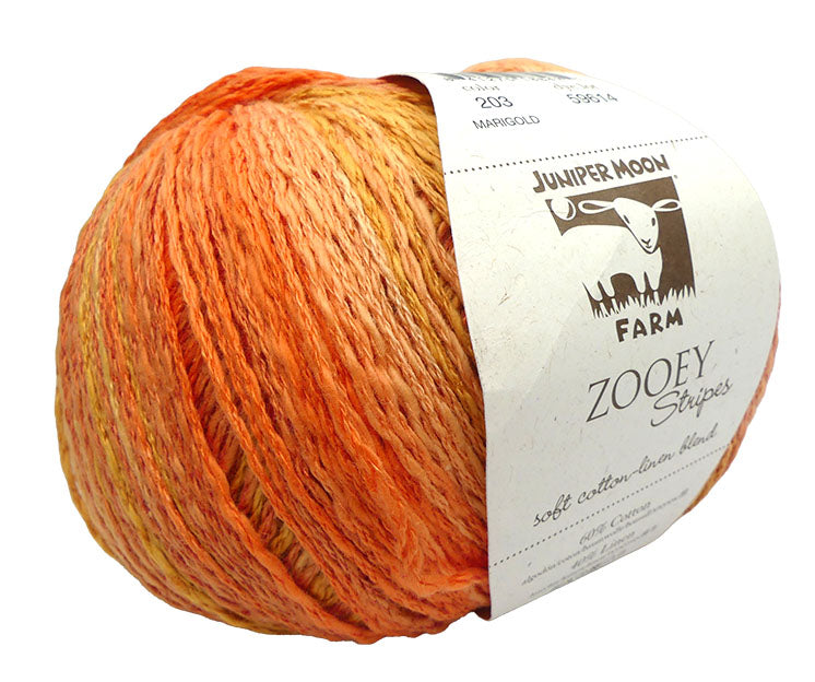 Juniper Moon Farm Zooey Stripes - Marigold (Color 