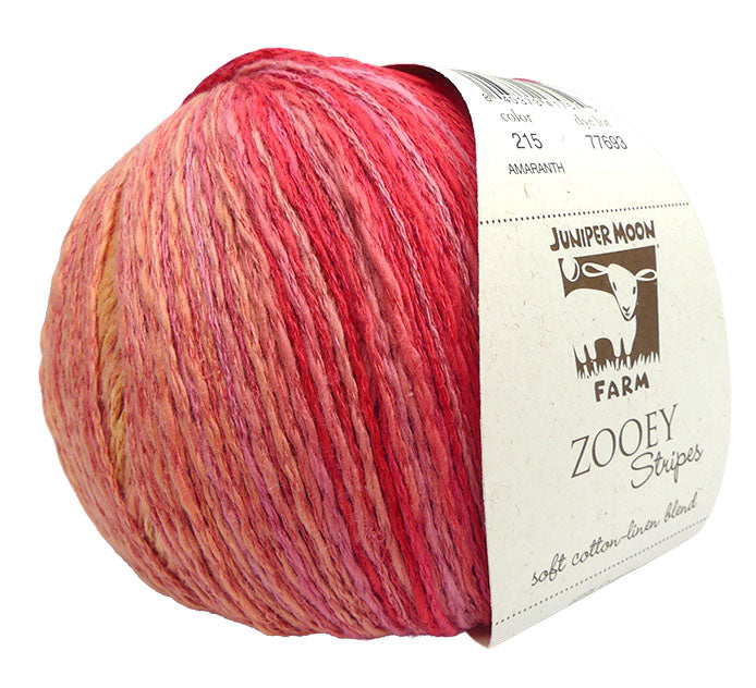 Juniper Moon Farm Zooey Stripes - Amaranth (Color 