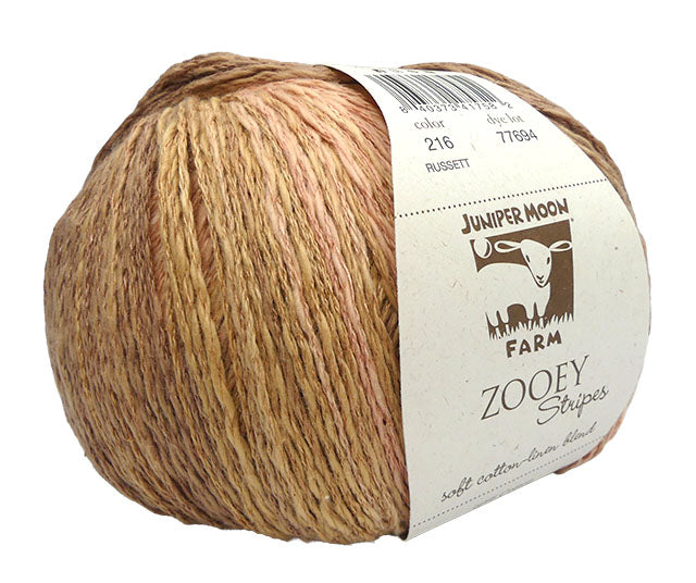 Juniper Moon Farm Zooey Stripes - Russet (Color 