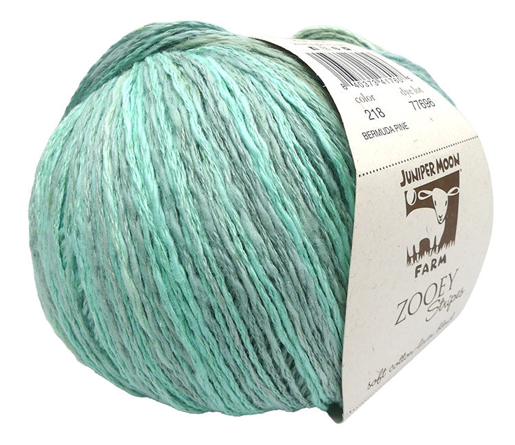 Juniper Moon Farm Zooey Stripes - Bermuda Pine (Color 