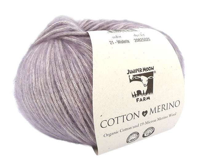 Juniper Moon Farm Cotton + Merino - Wisteria (Color 