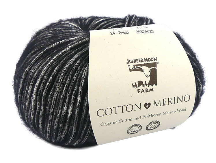 Juniper Moon Farm Cotton + Merino - Raven (Color 