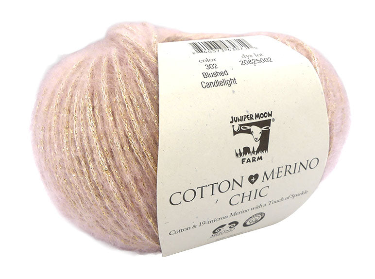 Juniper Moon Farm Cotton + Merino Chic - Blushed Candlelight (Color 