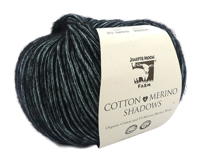 Juniper Moon Farm Cotton + Merino Shadows - Kyanite Ice (Color 