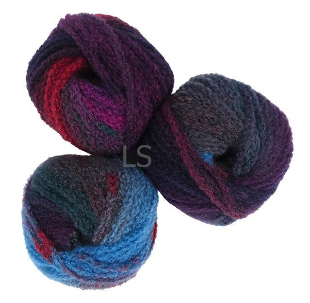 Lang Cashmere Light Color - Blue/Pink (Color #0005) knitting and crochet yarn on sale at Live Stitch