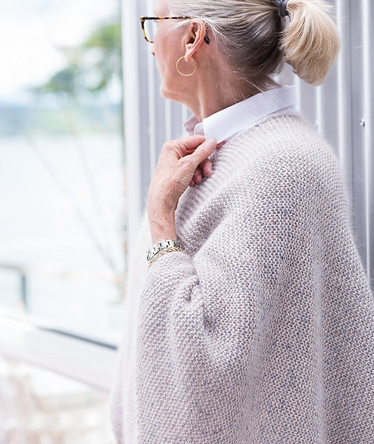 A Churchmouse Yarns and Teas Pattern - Quadrangle Wrap (PDF)