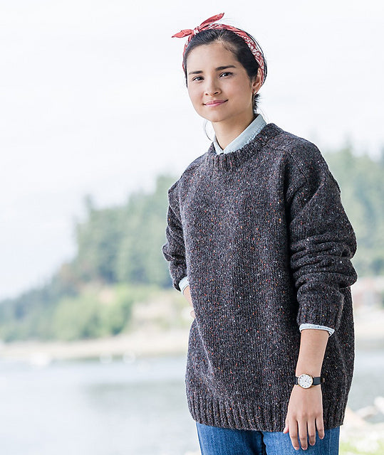 A Churchmouse Yarns and Teas Pattern - Saddle Shoulder Men&#39;s Pullover (PDF)