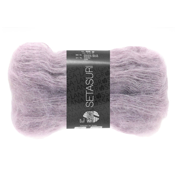 Lana Grossa Setasuri - Mauve (Color #26) Knitting and Crochet Yarn at Live Stitch