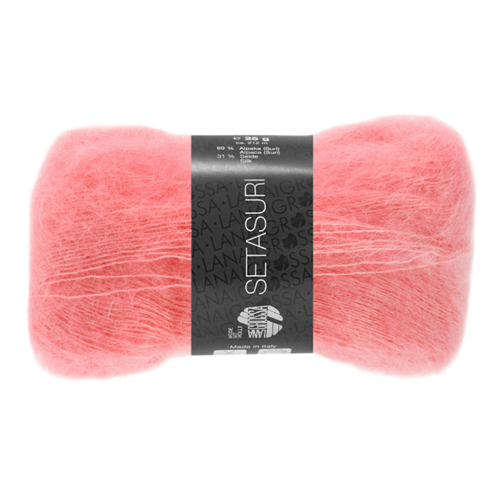 Lana Grossa Setasuri - Watermelon (Color #32) Knitting and Crochet Yarn at Live Stitch