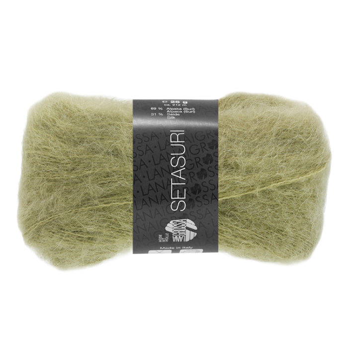 Lana Grossa Setasuri - Straw (Color #40) Knitting and Crochet Yarn at Live Stitch