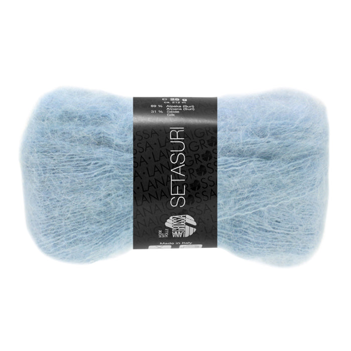 Lana Grossa Setasuri - Light Denim (Color #44) Knitting and Crochet Yarn at Live Stitch
