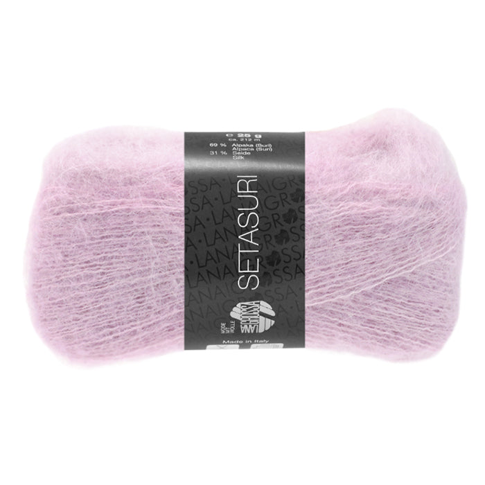 Lana Grossa Setasuri - Rose (Color #47) Knitting and Crochet Yarn at Live Stitch